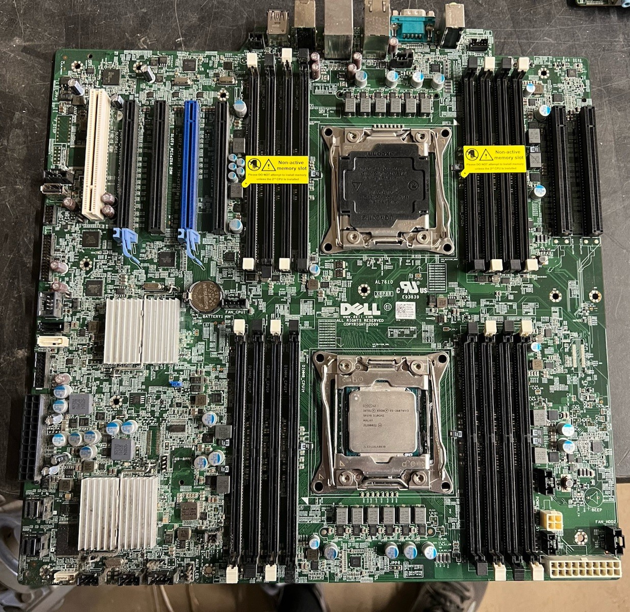 DELL 0215PR PRECISION  DUAL CPU Motherboard 215PR w/ Xeon E5 CPU