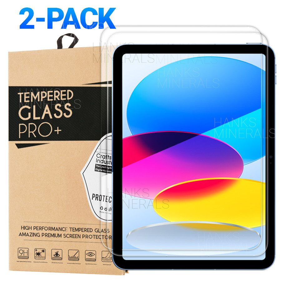 2-Pack Tempered Glass Screen Protector For iPad 10.9" 10.2" 9.7" Pro Air Mini