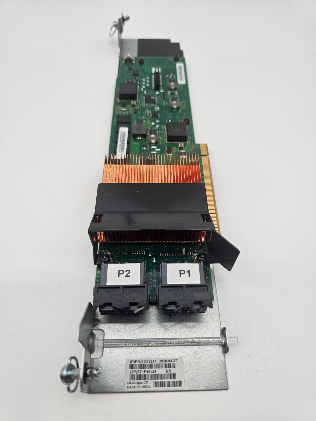 LOT OF 2  IBM 01GY214 NVMe U.2 pass-thru card (01DH564,01DH563) RAID Card