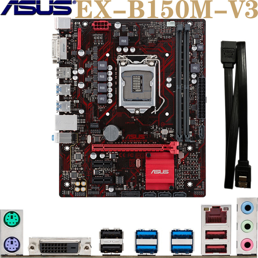 For ASUS EX-B150M-V3 Intel Socket LGA 1151 Micro ATX Motherboard DDR4 Mainboard