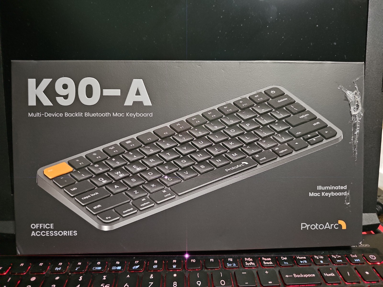 ProtoArc K90-A Backlit Compact Wireless Keyboard for Mac