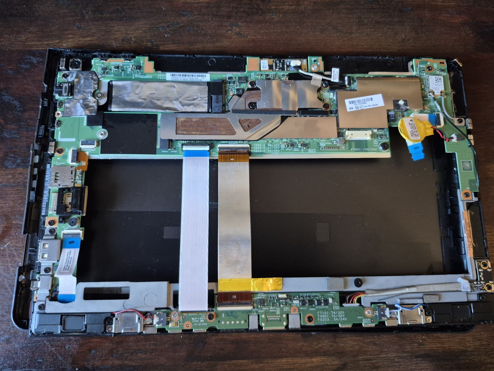 Lenovo ThinkPad Helix Gen 2 11.6 Intel Core M-5Y10c Motherboard and backing case