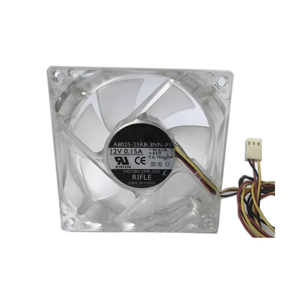 Cooling Fan For Cooler Master A8025-25RB-3NN-PI DC12V 0.15A 8CM 3PIN New