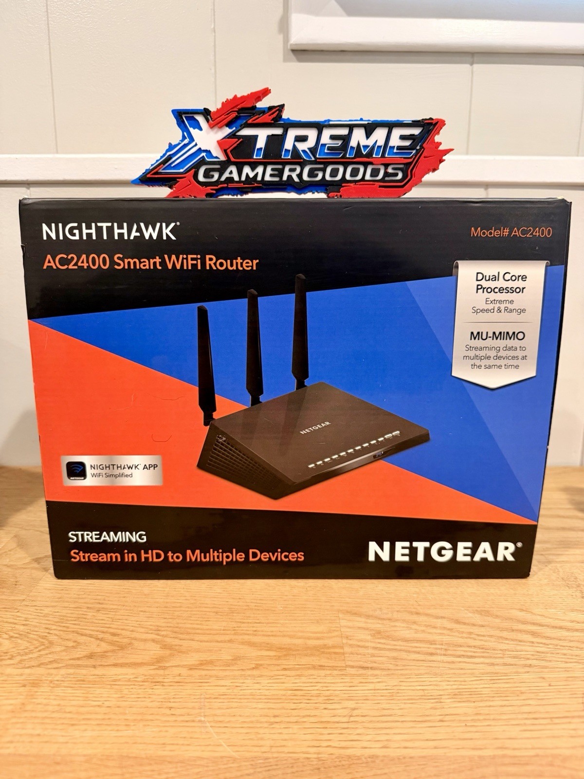 Netgear Nighthawk AC2400 Smart WiFi Router - Good Condition - Fast 