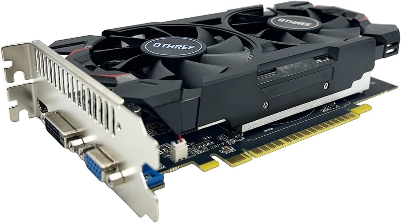 QTHREE GeForce GTX 750 Graphics Card,4GB,GDDR5,128Bit,HDMI,DVI,VGA