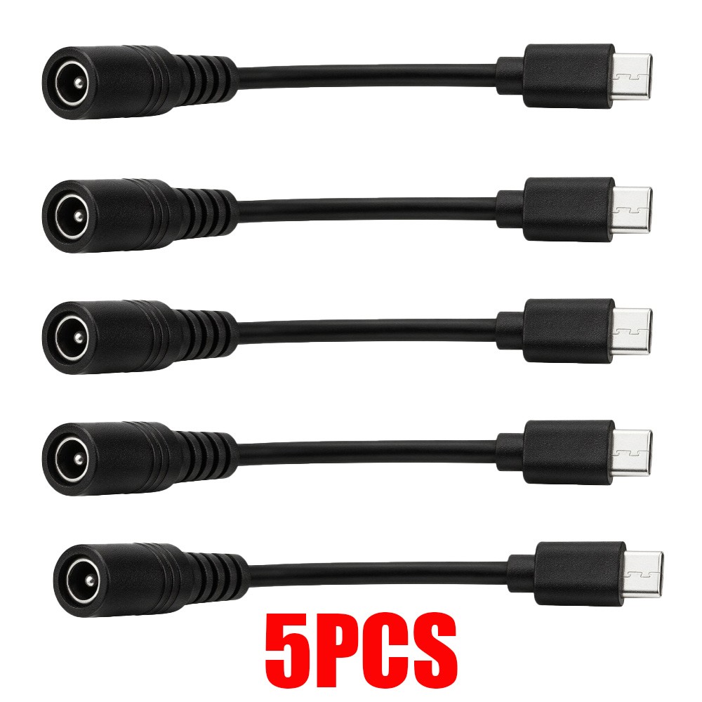 For Lot 5-30pcs HP DELL 100W 7.4mm Power Adapter Converter Cable To USB-C Port