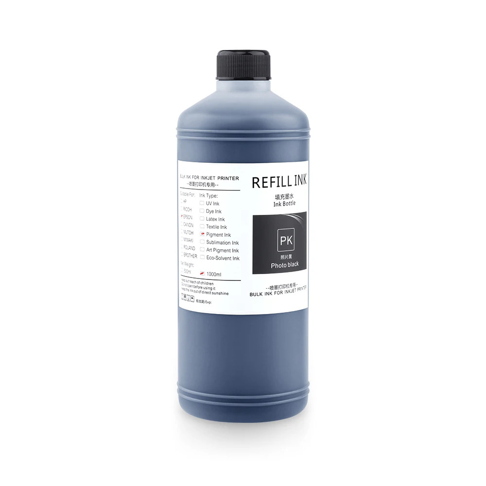 1000ML 4 Colors Pigment Ink for Epson Colorworks C6500 C7500 C7520G C7500G