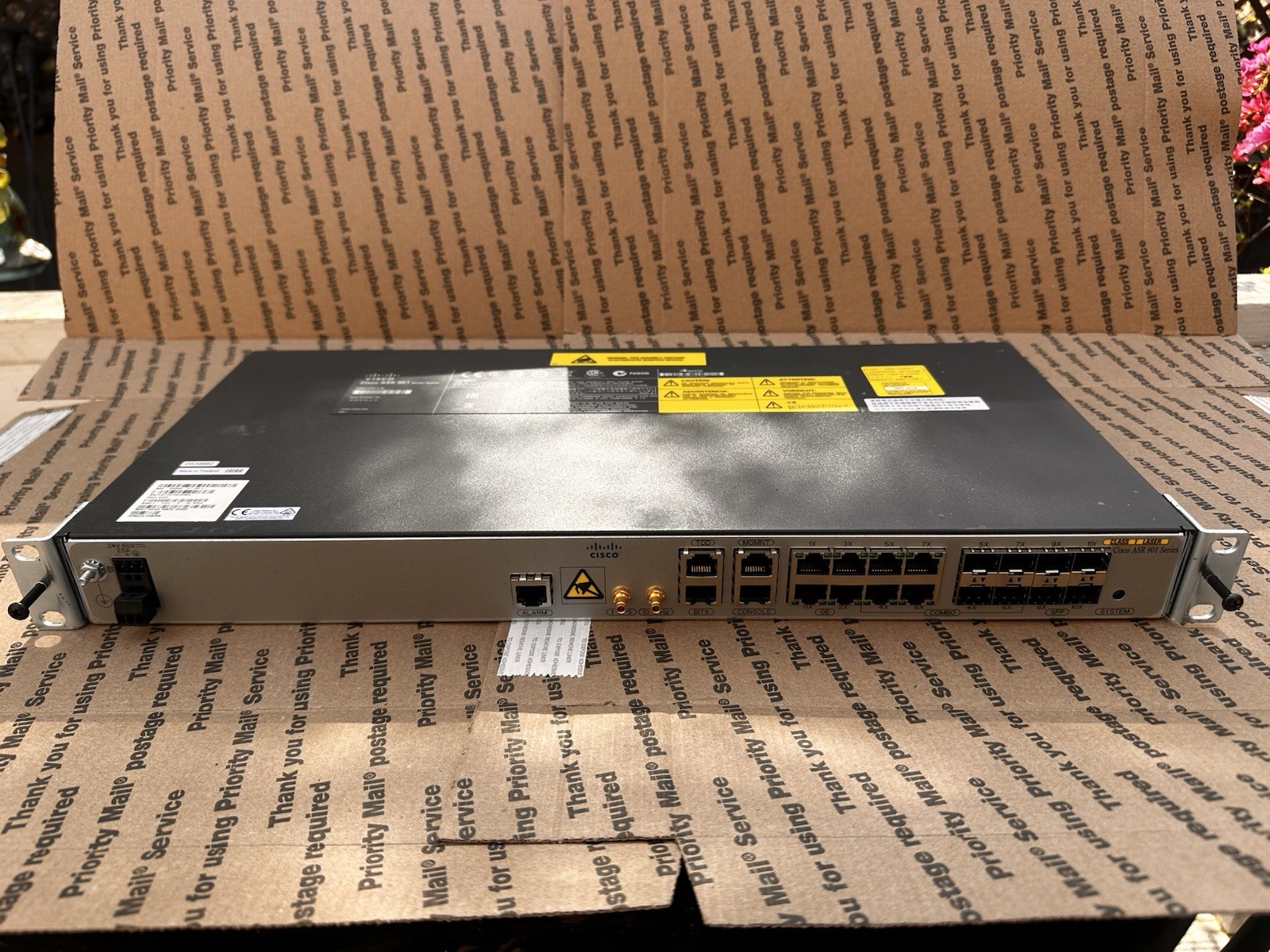 Cisco ASR 901 A901-12C-F-D Router 12-Port GE 4x SFP BITS Timing DC Power