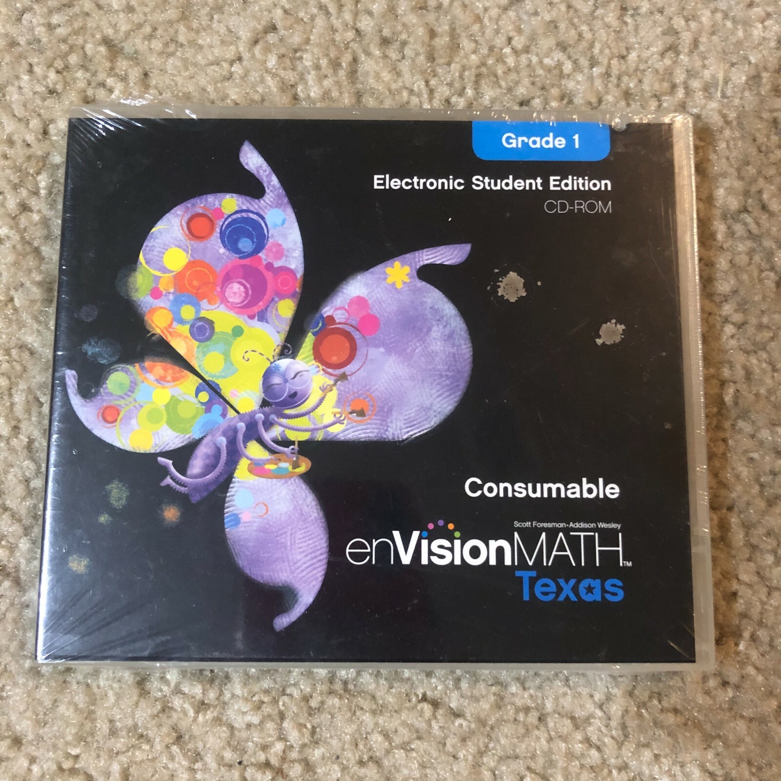 Envision Math Texas: Grade 1 One Electronic Student Edition (PC / Mac) Sealed 