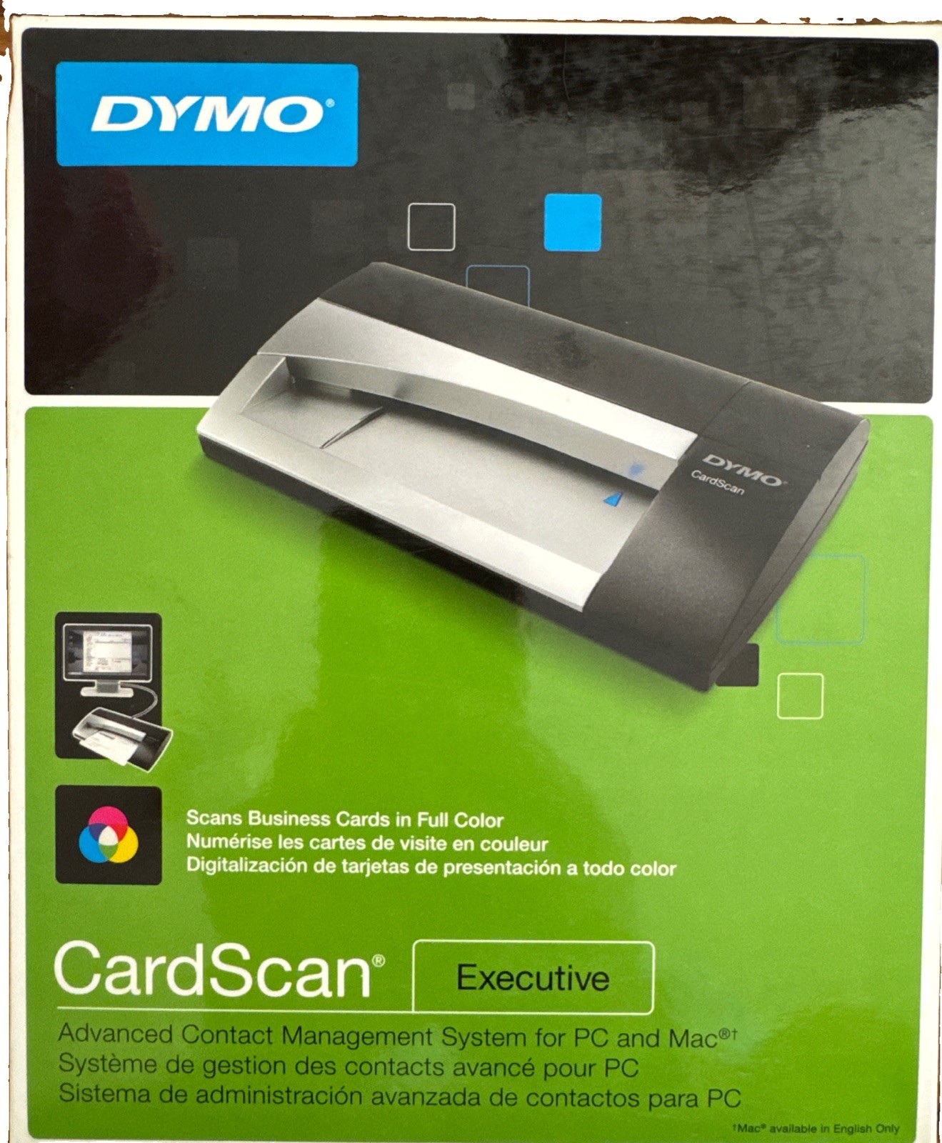 Dymo CardScan Executive, Business Card Scanner And Contact Management System