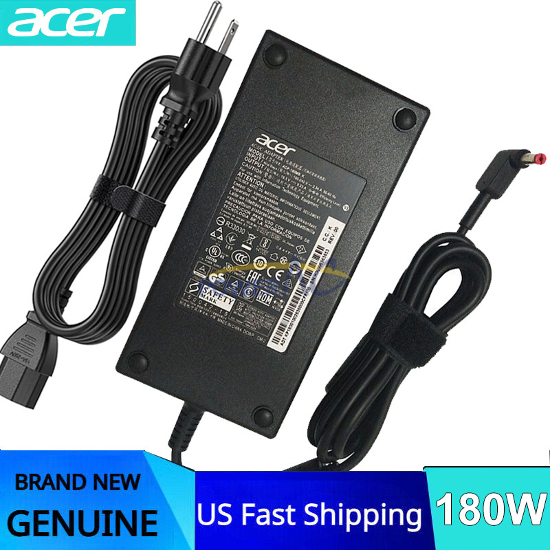 Genuine 180W OEM ACER Nitro AN515-57-57W9 Charger Power AC Adapter Cord