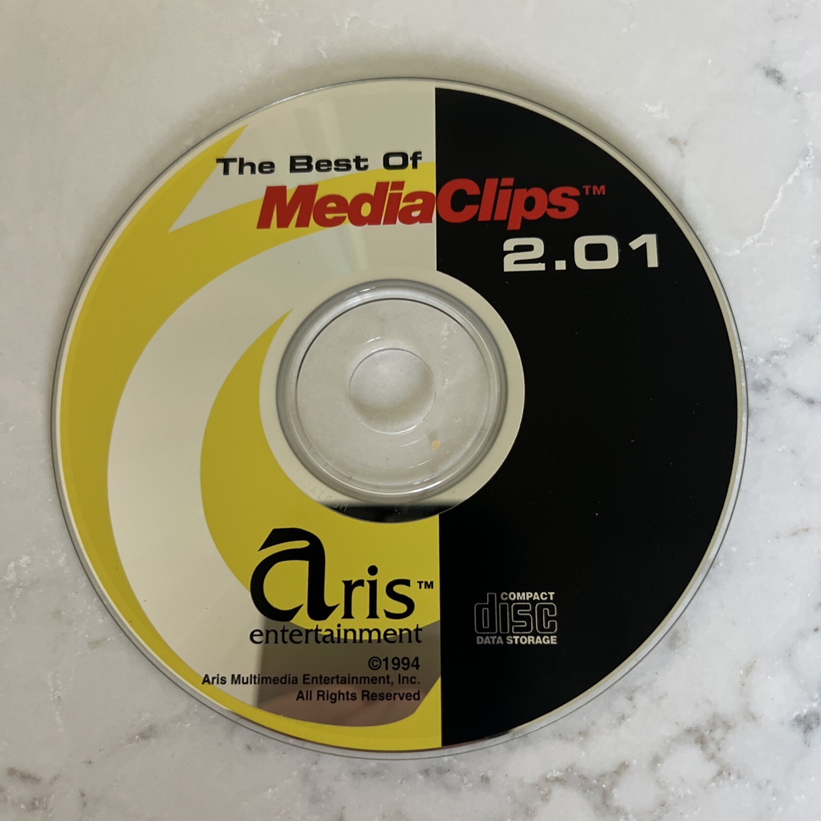 VINTAGE THE BEST OF MEDIA CLIPS 2.0 CD-ROM ARIS ENTERTAINMENT 1994