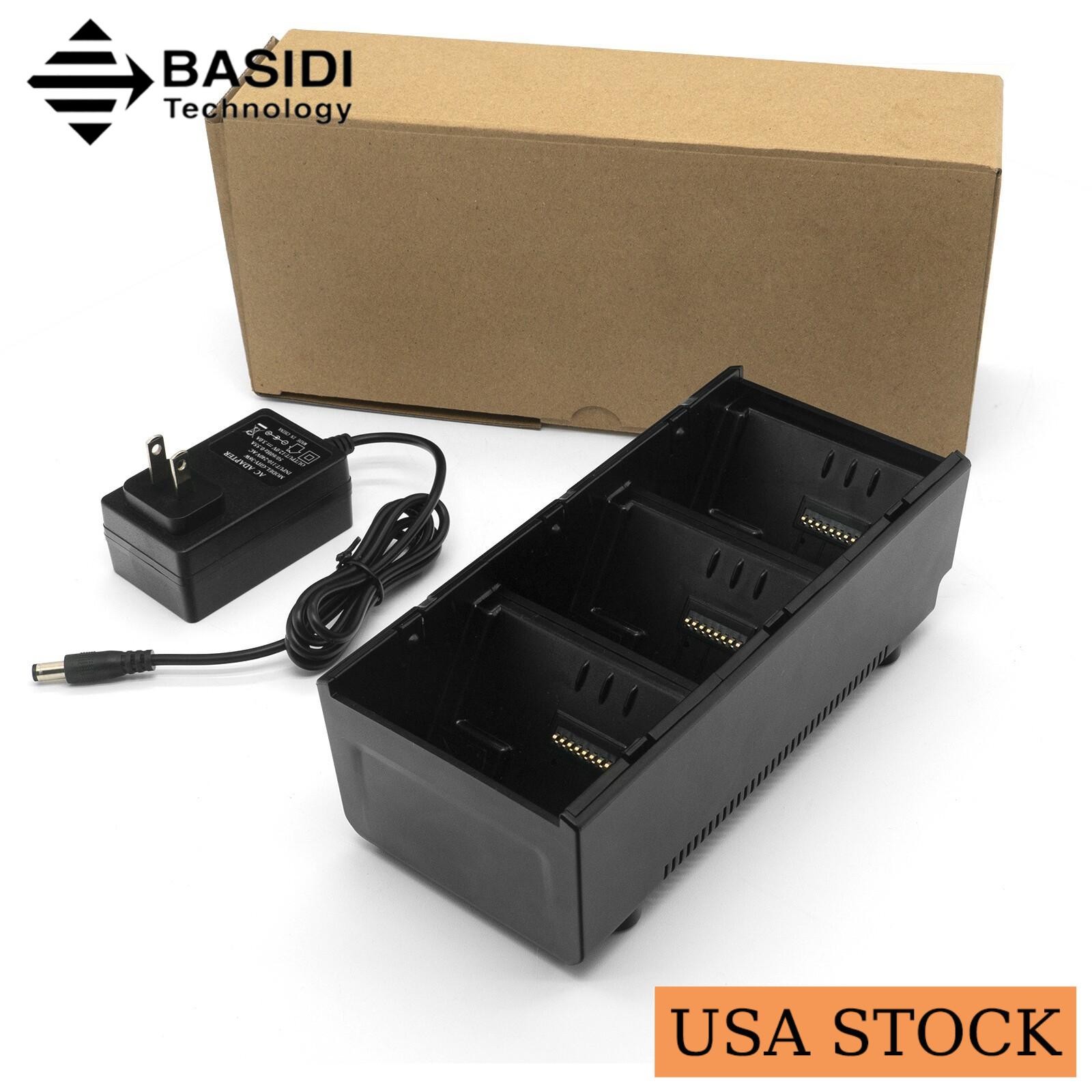US 3-Slot Battery Charging Cradle for Zebra ZQ610 ZQ620 630 QLN220 QLN320 QLN420
