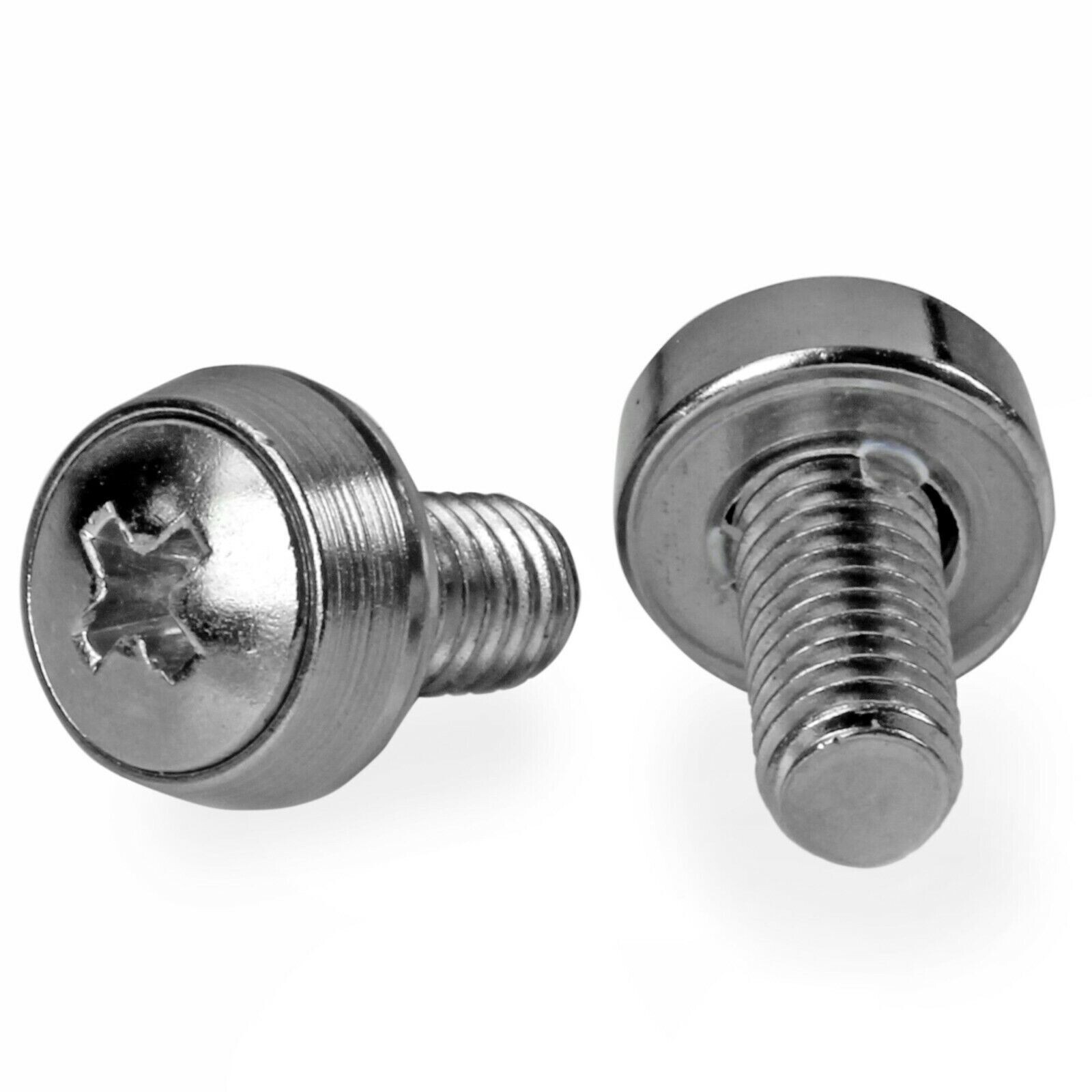 M6 Rack Screws with Washers,  StarTech Mounting Screws for Server Cabinet x 100