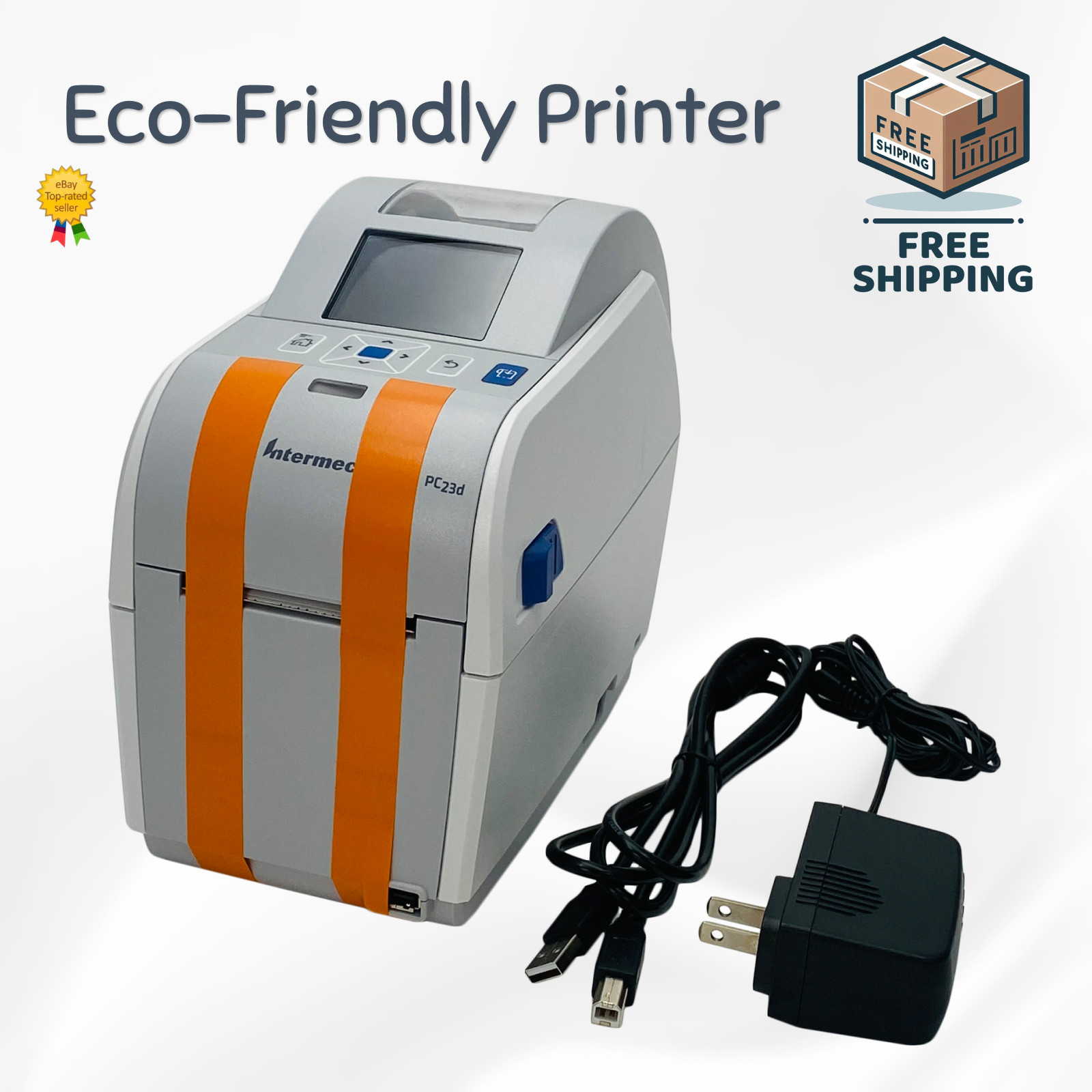 Compact Intermec PC23d Desktop Direct Thermal Label Printer + 1 Year Warranty