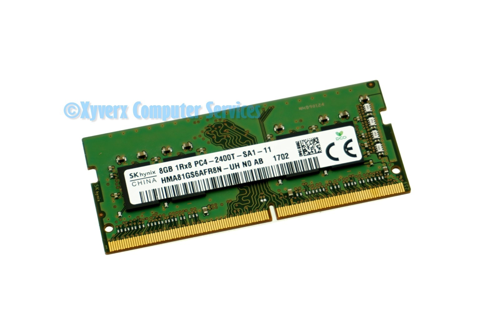 HMA81GS6AFR8N-UH GENUINE HYNIX LAPTOP MEMORY 8GB 1RX8 PC4-2400T-SA1-11 (CA63)