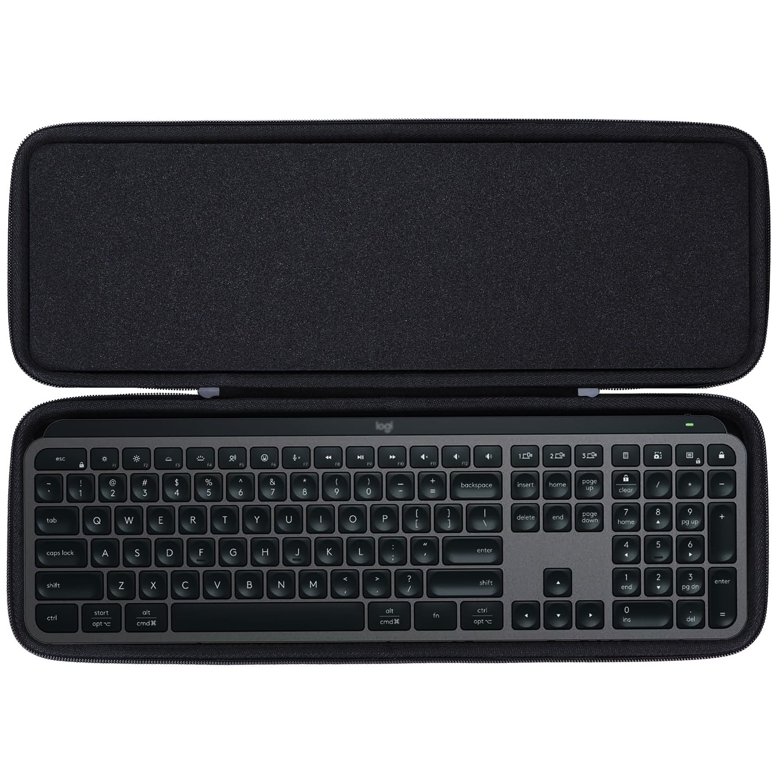Hard Carry Case Compatible with Logitech MX Keys S or MX Keys Advanced Keyboa...
