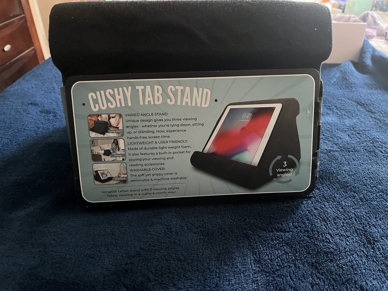 Pillow Pad Ultra Multi-Angle Soft Smart Tablet Stand Grey Color