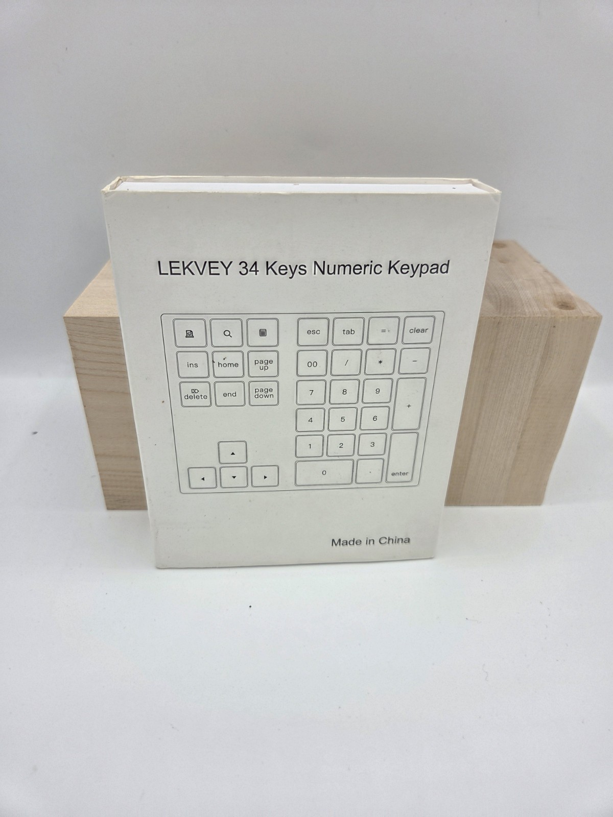 LEKVEY 34 Keys Numeric Keypad - Black - New