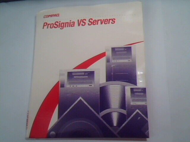 Compaq ProSignia VS Servers online reference - flyers + floppy disk