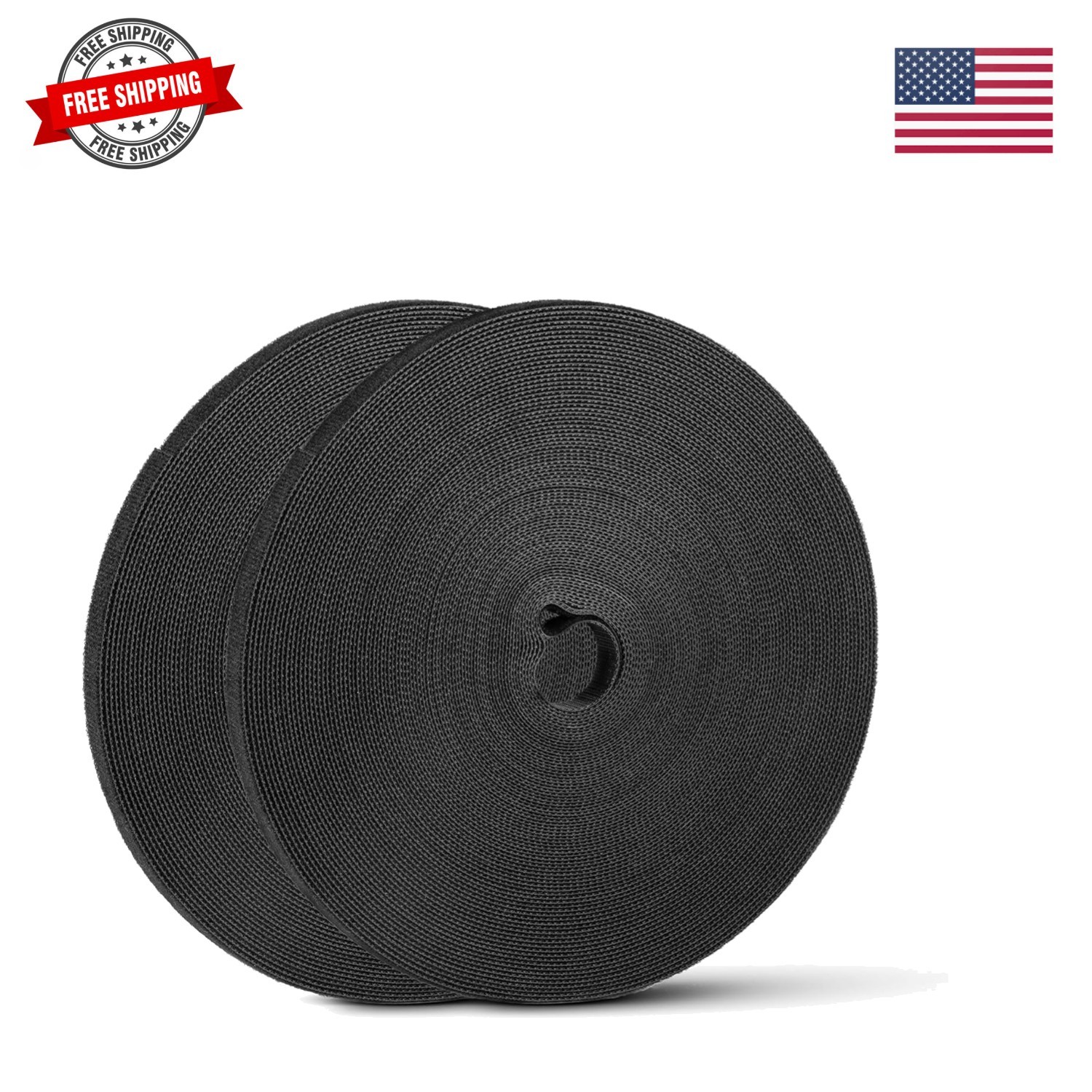 54 Yards x 1/2 Inch Reusable Cable Ties - Adjustable Cord Straps Cable Manage...