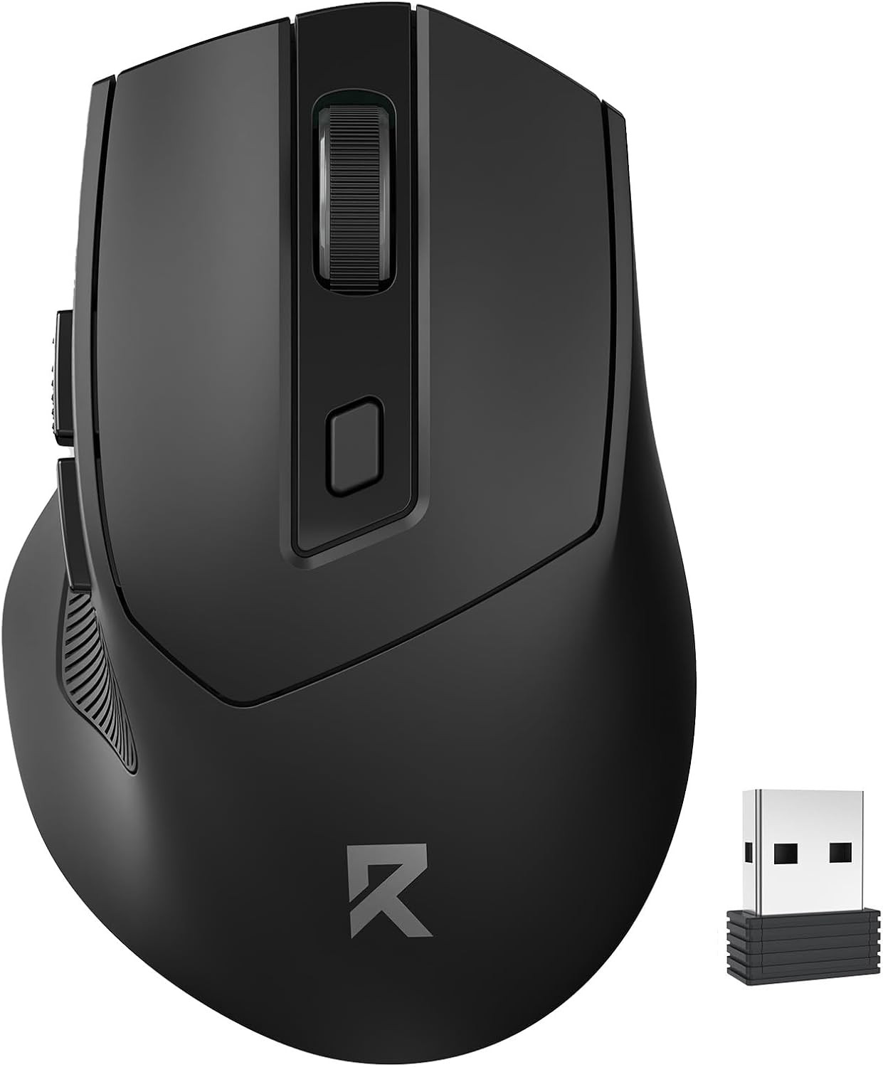 Wireless Mouse for Laptop, 2.4Ghz Computer Mouse with USB Receiver