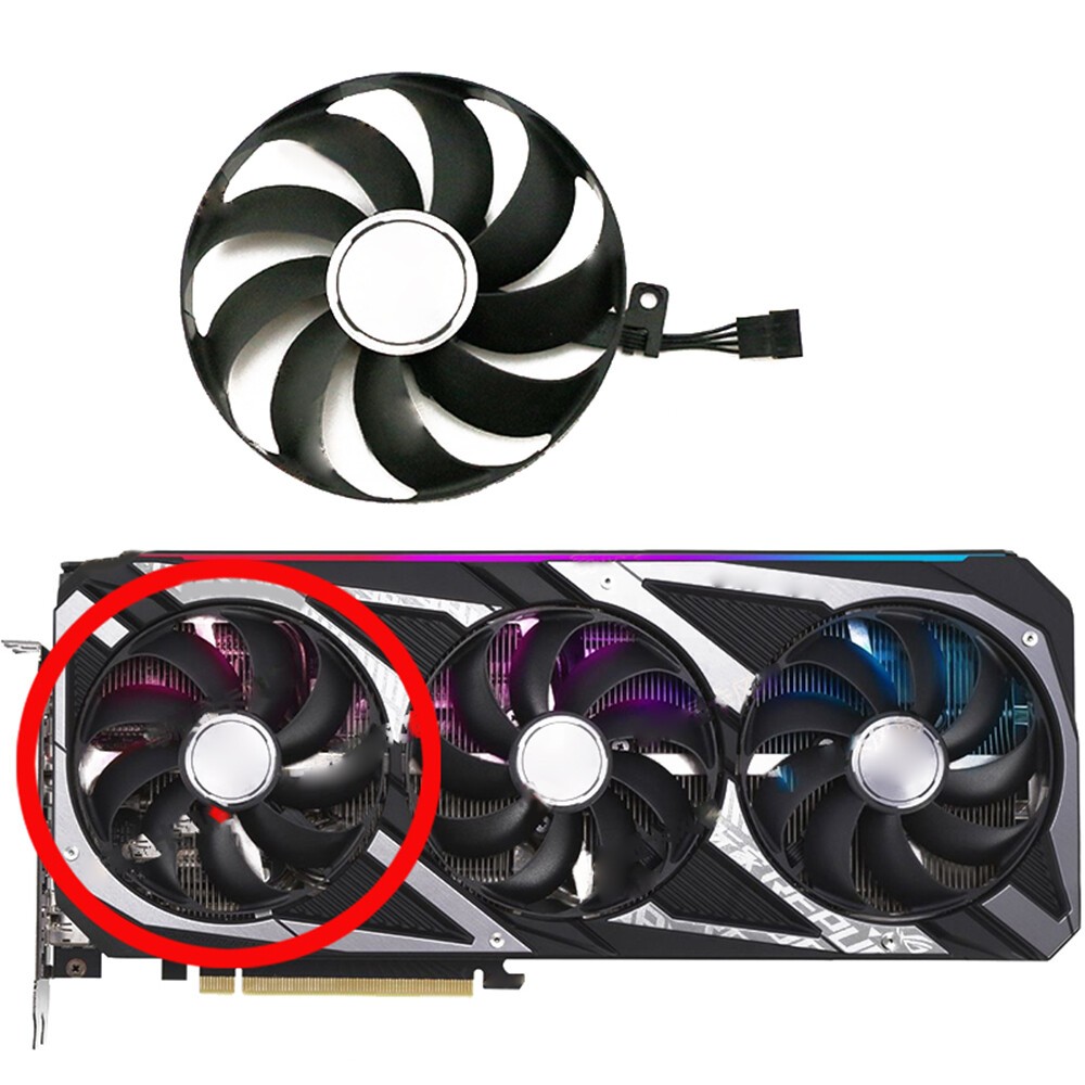CF9015H12S Cooling Fan for ASUS RTX3060 3050 ROG STRIX Graphics Card 90MM