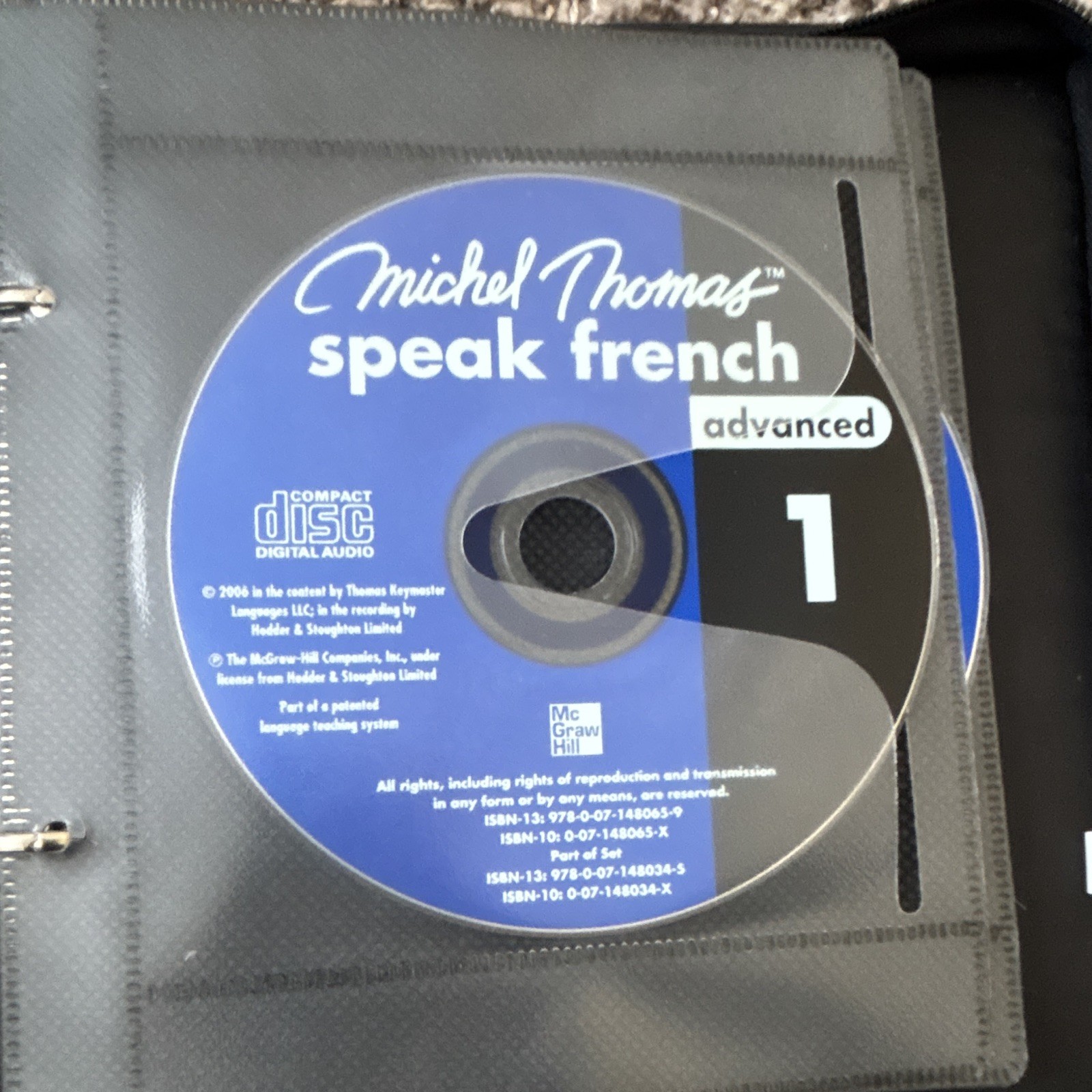 Michael Thomas speak French advanced CDs Set Of 5 In Case