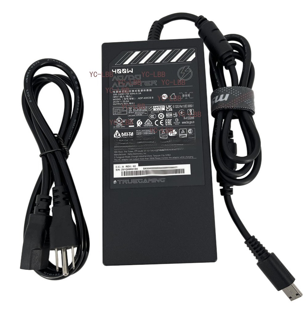 Original MSI 20A 20A 400W ADP-400CB B AC Adapter Charger Raider 18 HX AI A2XWIG