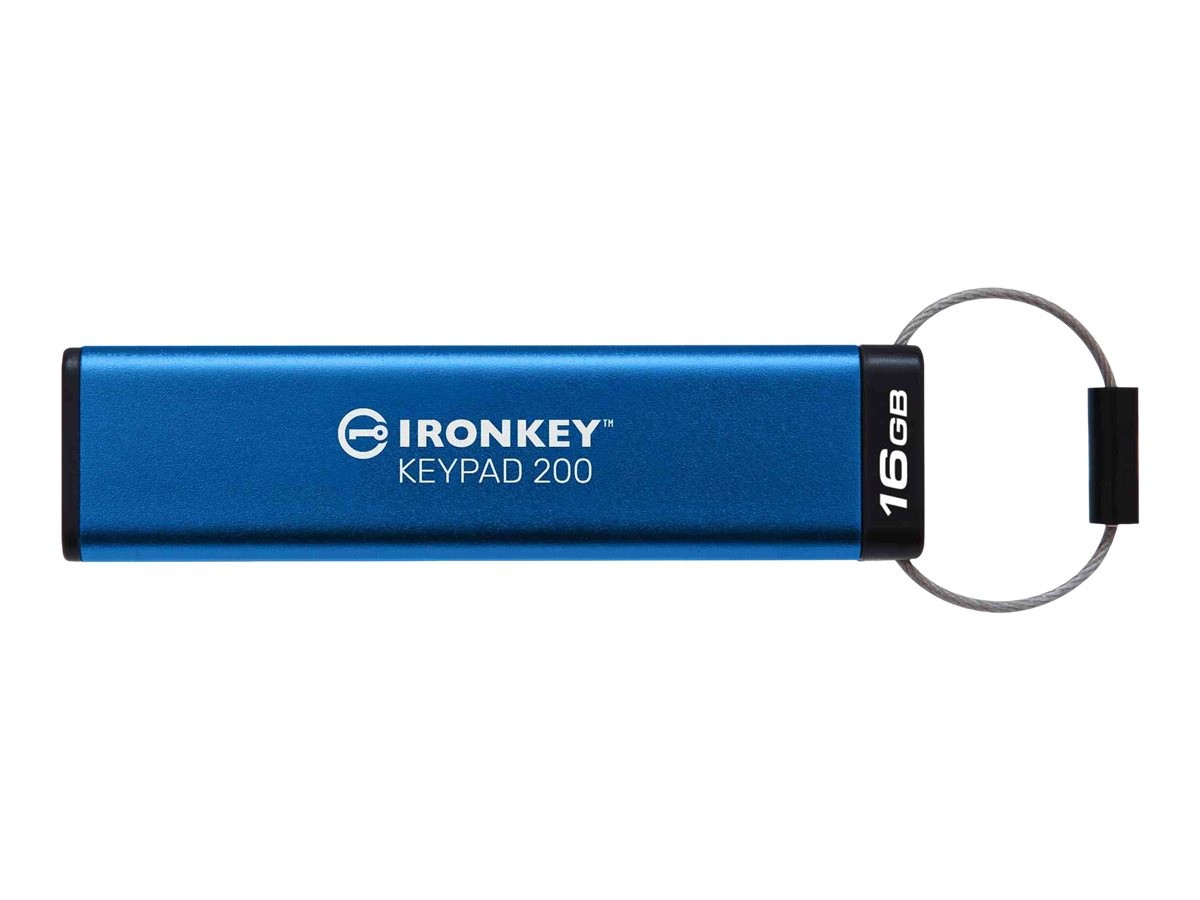Kingston IronKey Keypad 200 USB Flash Drive USB Flash Drive 16GB 3.0 IKKP200/16GB