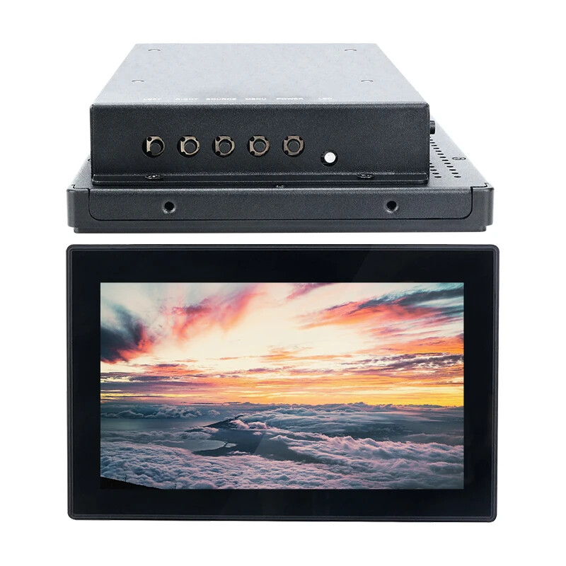 7 Inch All in One Control Panel Industrial Touch Embedded Monitor Tablet