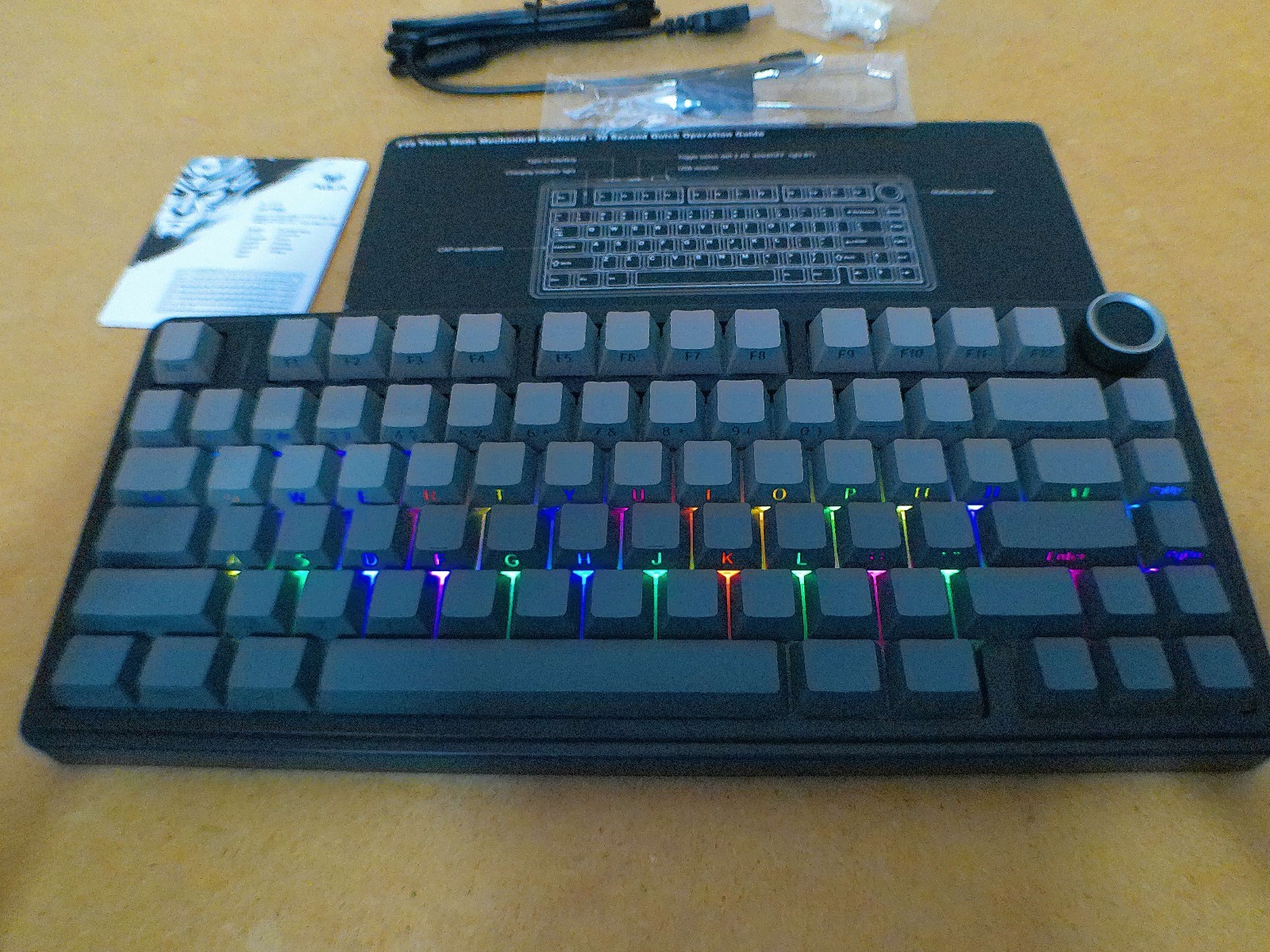 AULA F75 Pro RGB Hot-Swappable Mechanical Keyboard BT wireless.