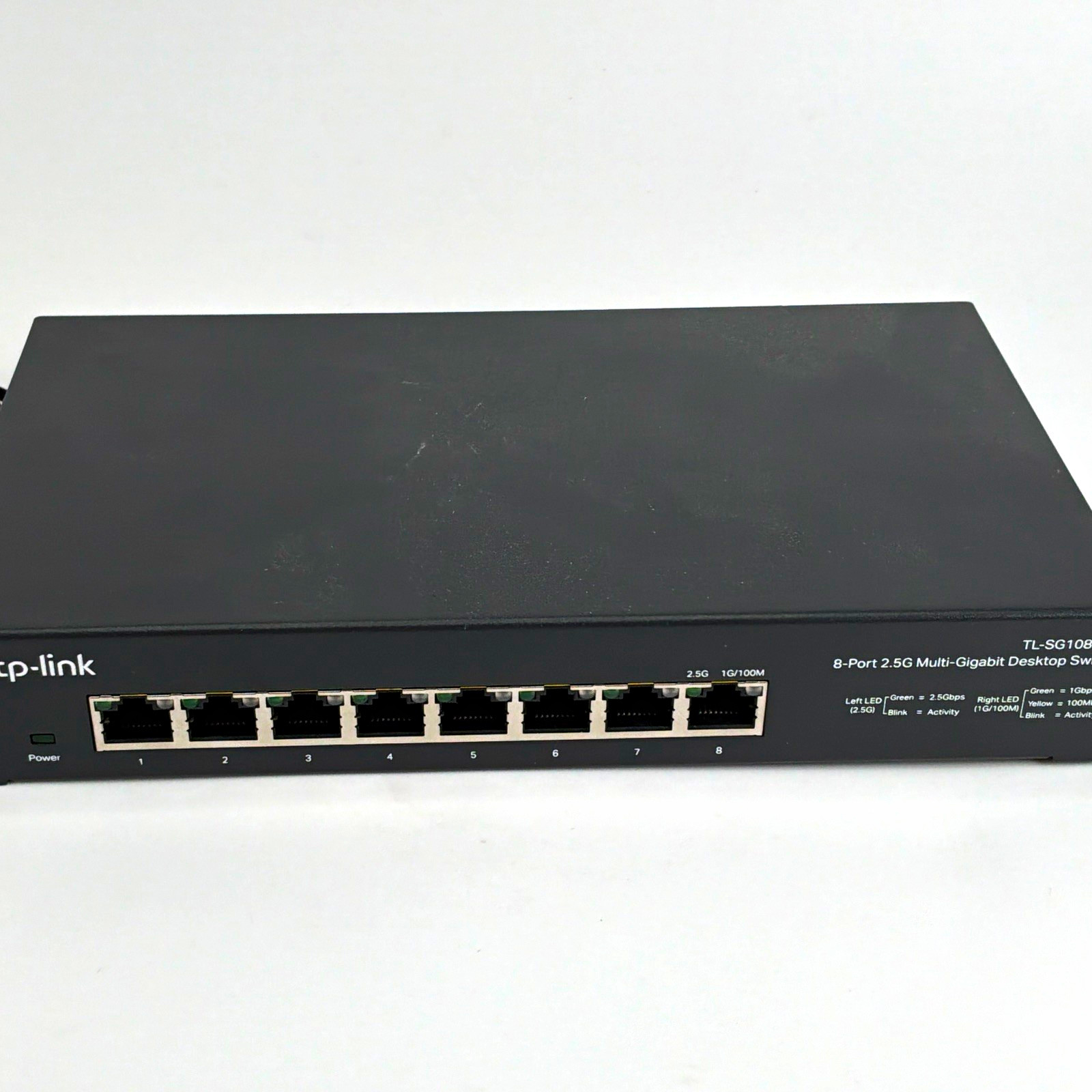 TP-LINK TL-SG108-M2 8-Port 2.5GbE Unmanaged Multi-Gig Desktop Switch