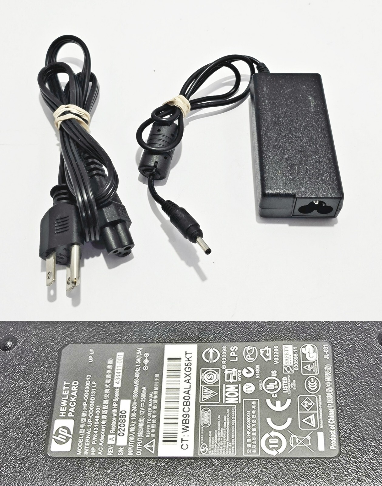 Genuine OEM HP 65W Laptop AC Adapter Charger blue tip 19.5V 3.33A HP-OD030D13