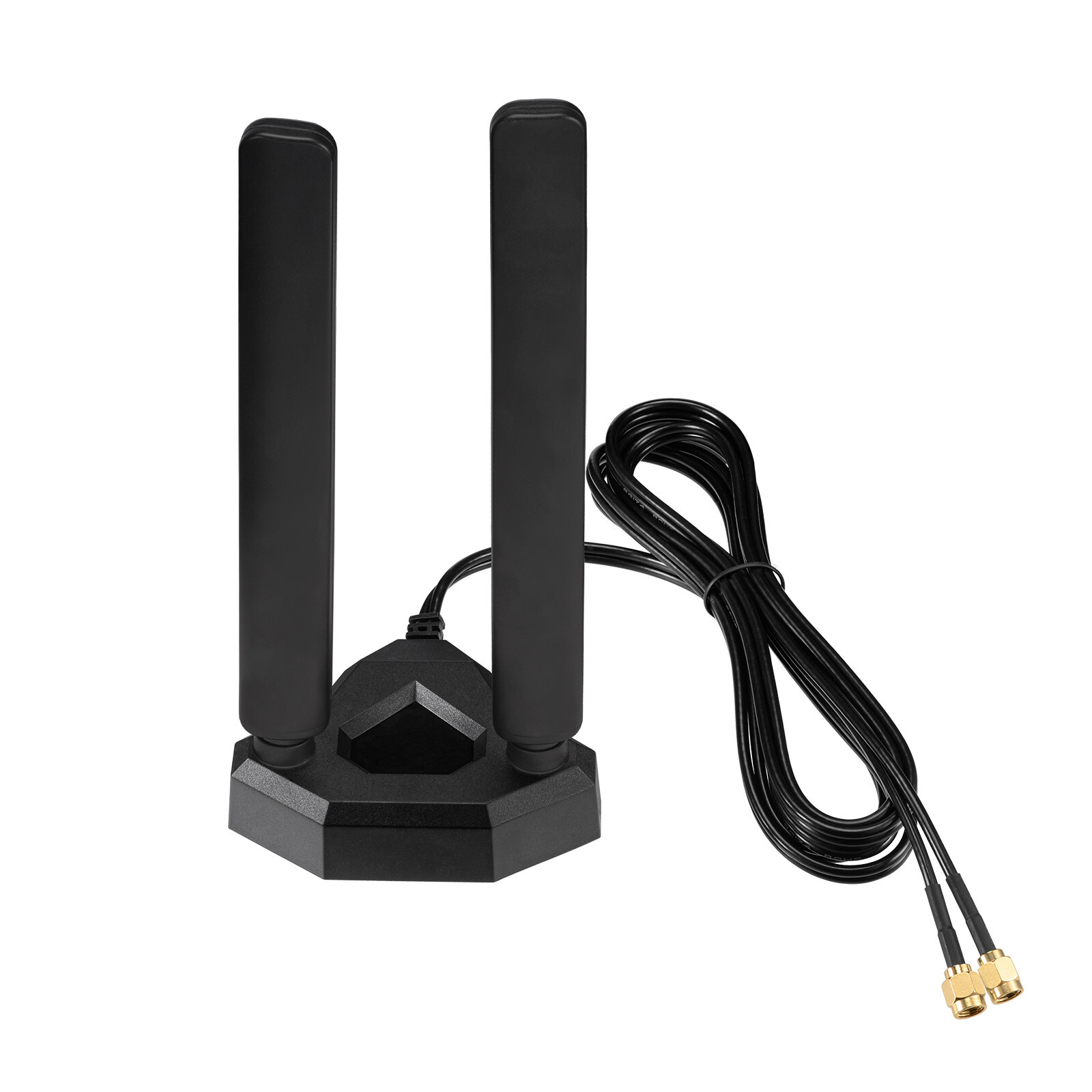 Eightwood WiFi 6E Tri-Band Antenna 6GHz 5GHz 2.4GHz Gaming WiFi Antenna Magnetic