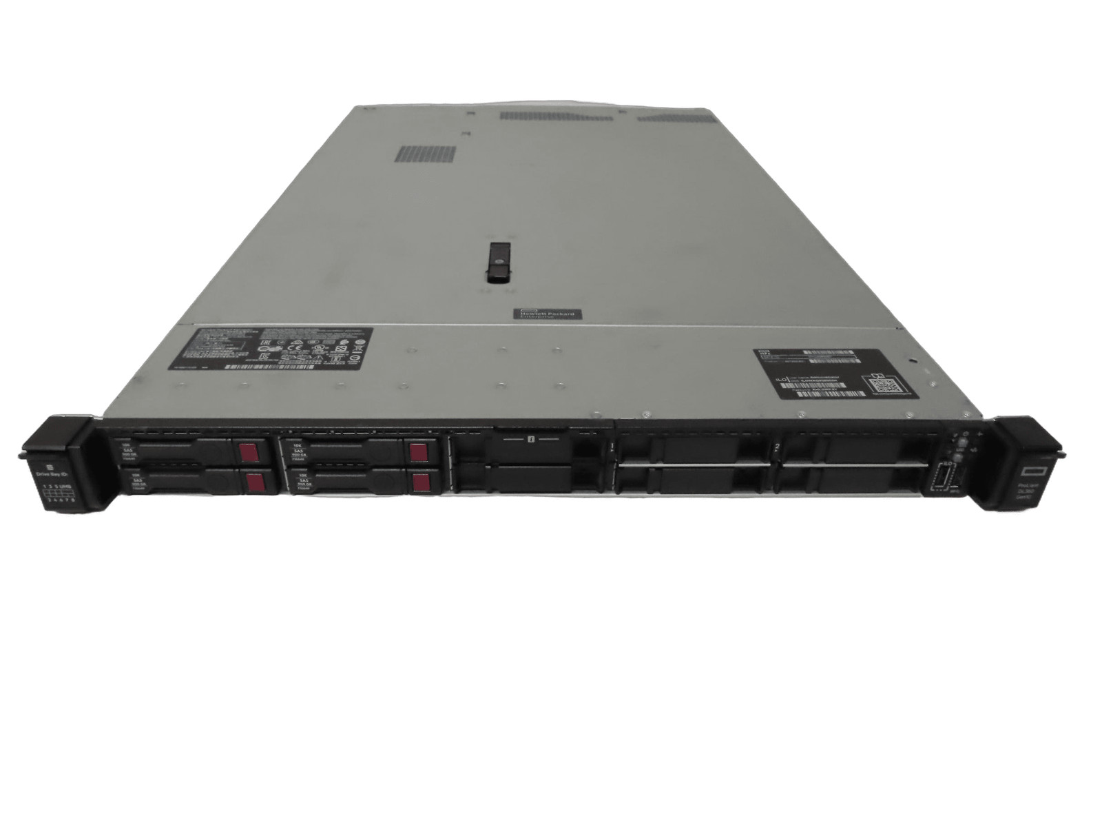 HP ProLiant DL360 G10 10SFF 2x Gold 6140 2.3Ghz 128gb P408i 4x Trays