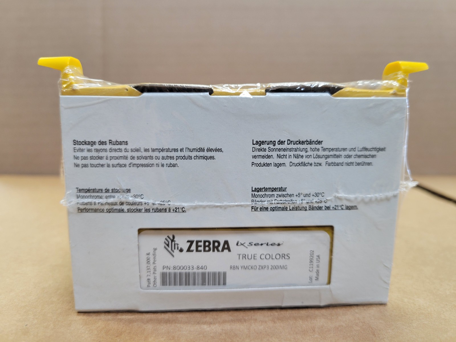 Zebra ZXP ix Series 3 True Colours Ribbons 800033-840