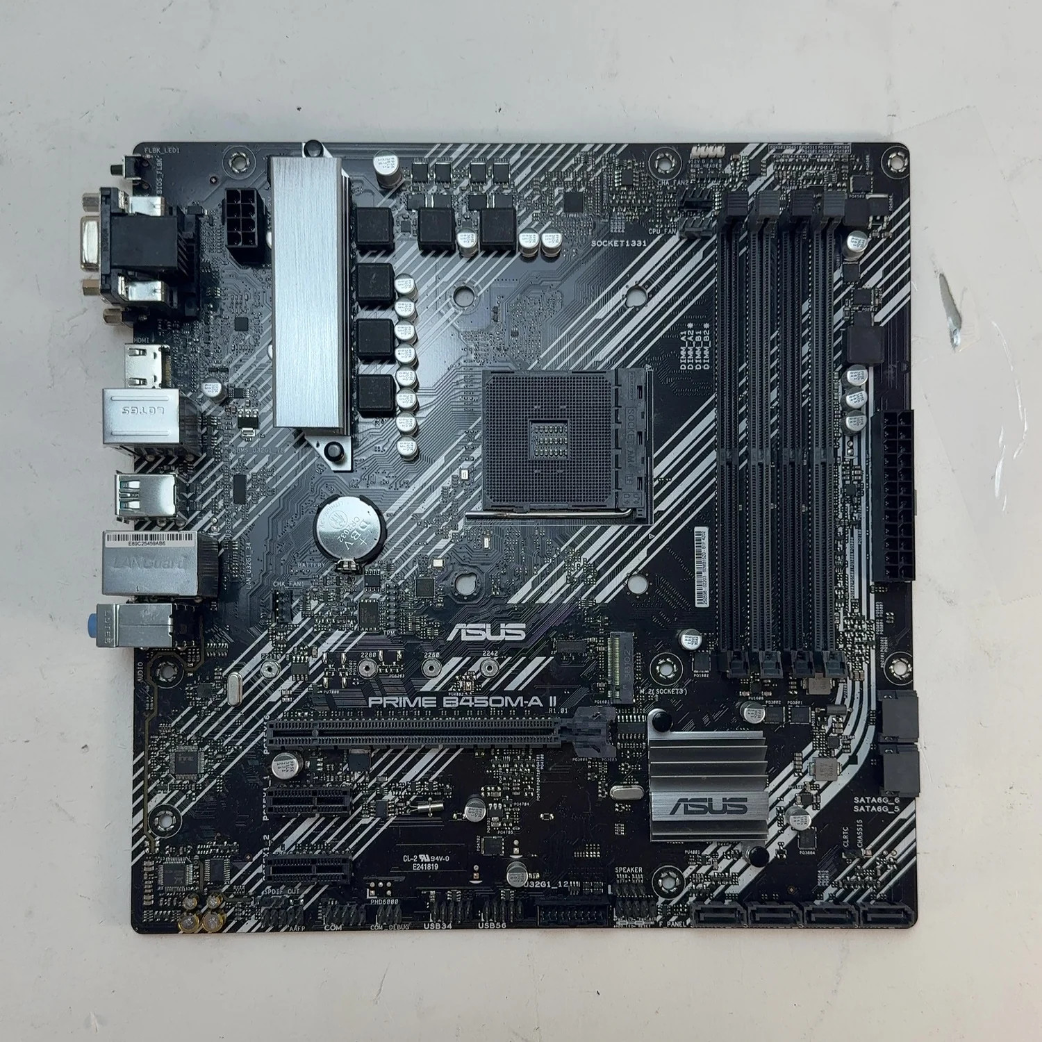 Asus Prime B450M-A II AM4 microATX AMD DDR4 Motherboard