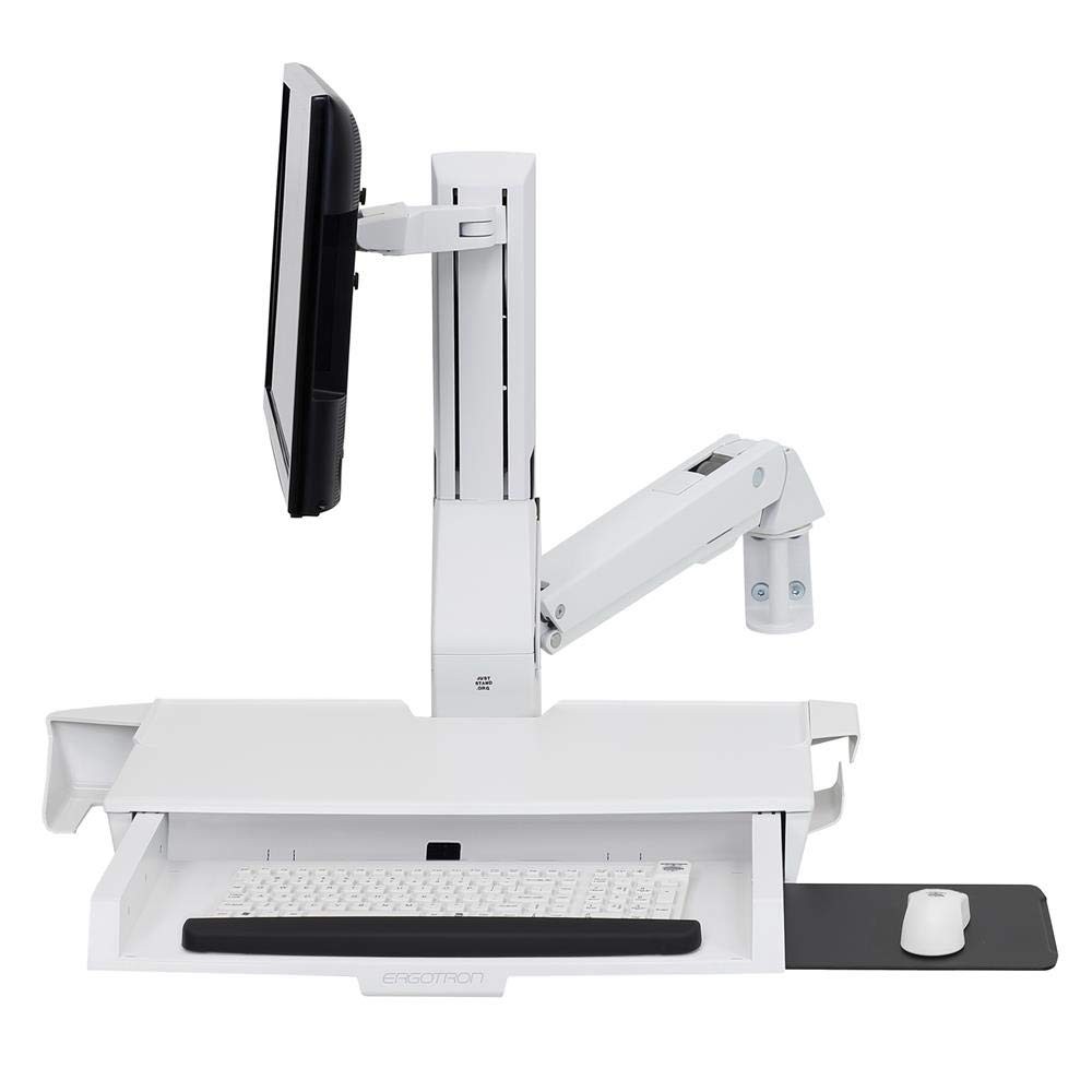 Ergotron StyleView Wall Mount Monitor- White - 1 Display(s) - 75 x 75, 100 x 100