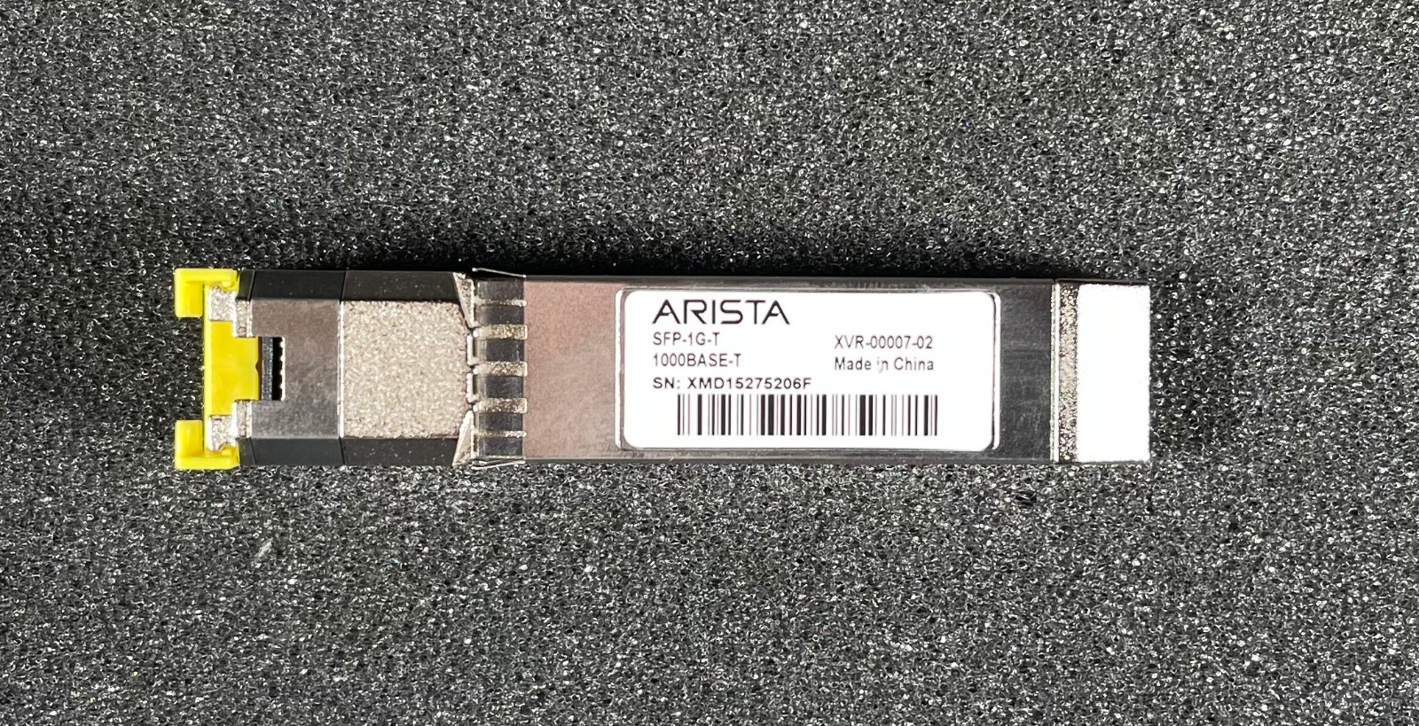 Arista SFP-1G-T RJ-45 1000BASE-T  1GbE Copper SFP+ Transceiver XVR-00007-02