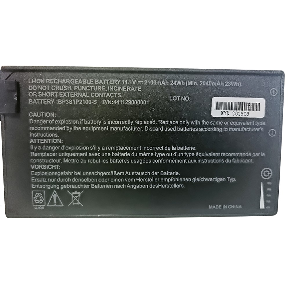 441129000001 BP3S1P2100-S For Getac V110 V110C Battery Laptop Batteries