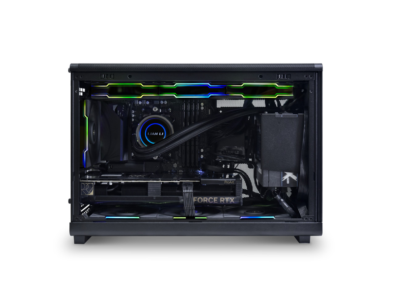 Lian Li A3-mATX PC Case - Wood Edition - Micro ATX Case - Supports 360mm AIO