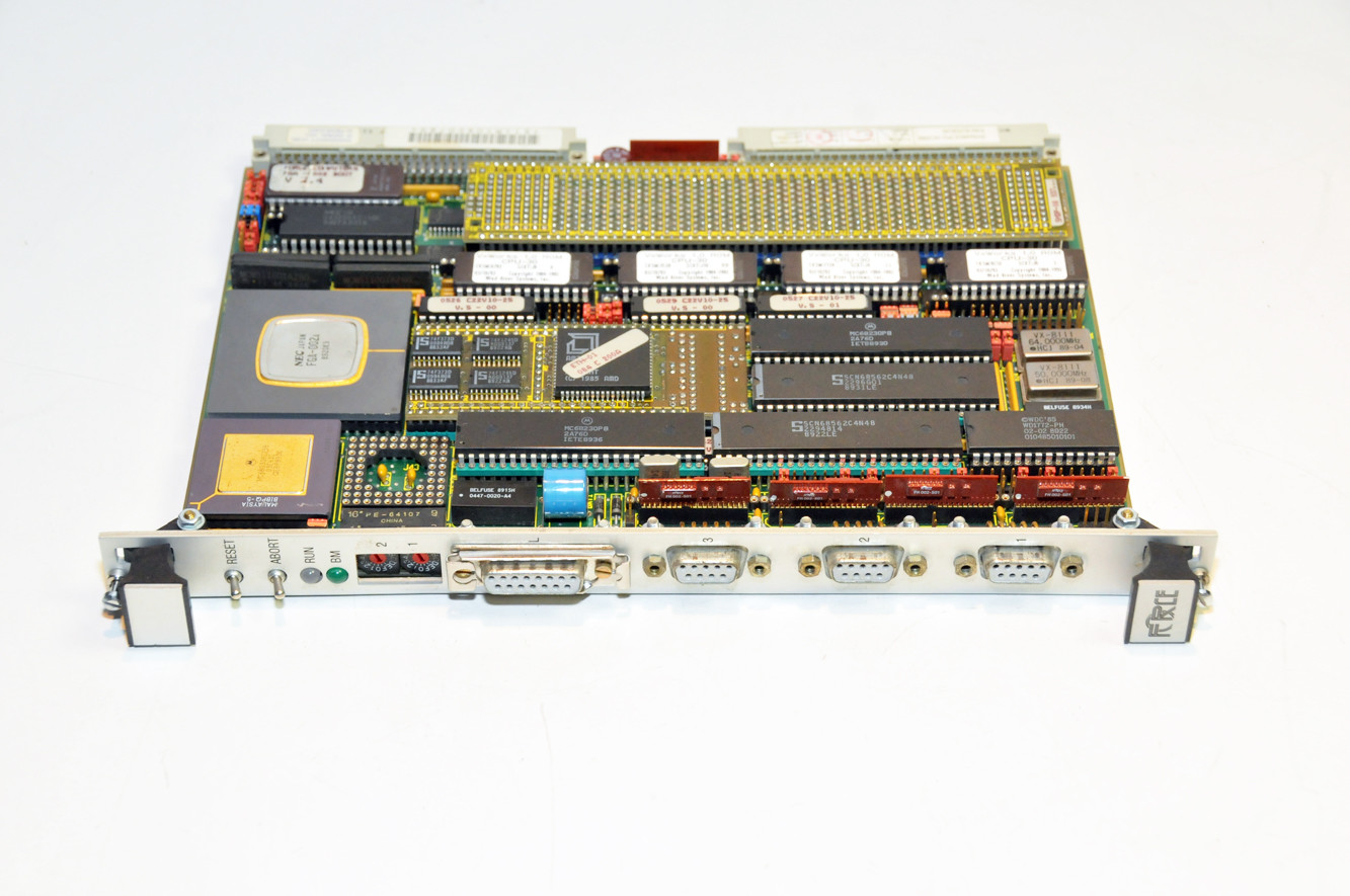 Force Computing SYS68K/CPU-30ZBE VME CPU Board P/N 101305    Warranty