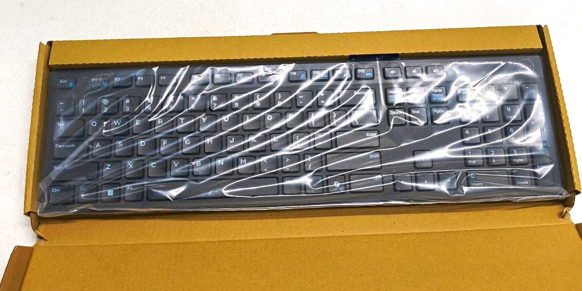 Dell KB216 Wired USB Standard Keyboard Black Enhanced Function Keys QWERTY