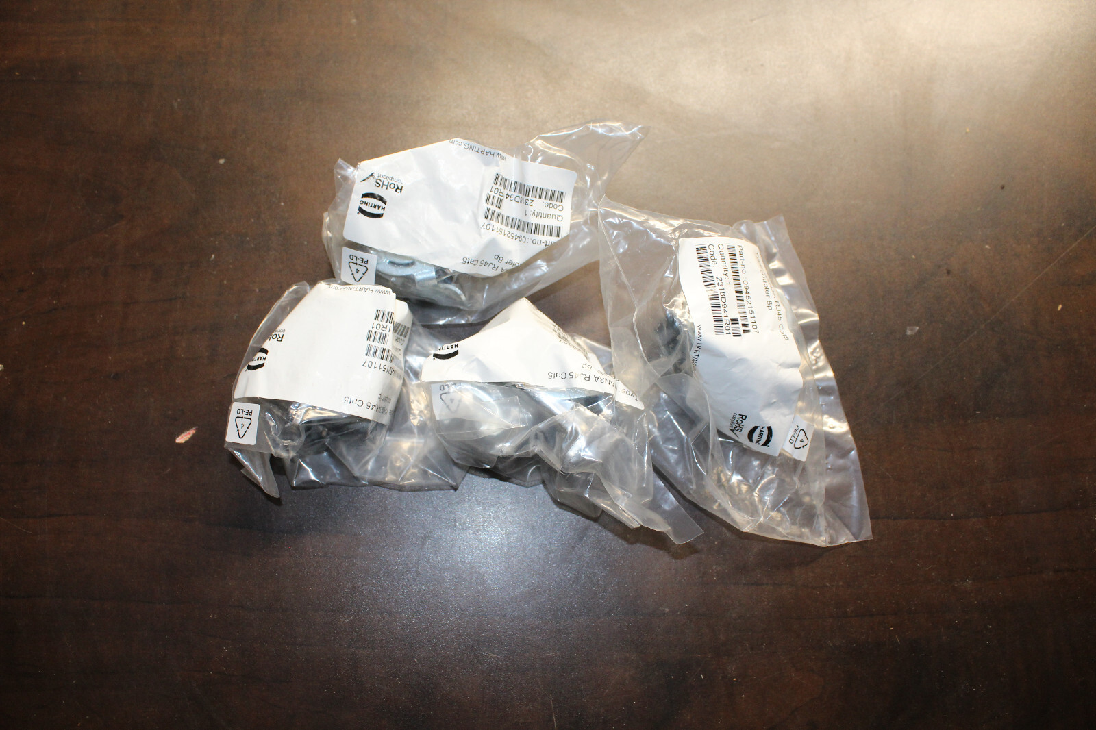 4-Pack Harting 09452151107 Han3A RJ45 Cat5 Coupler 8p