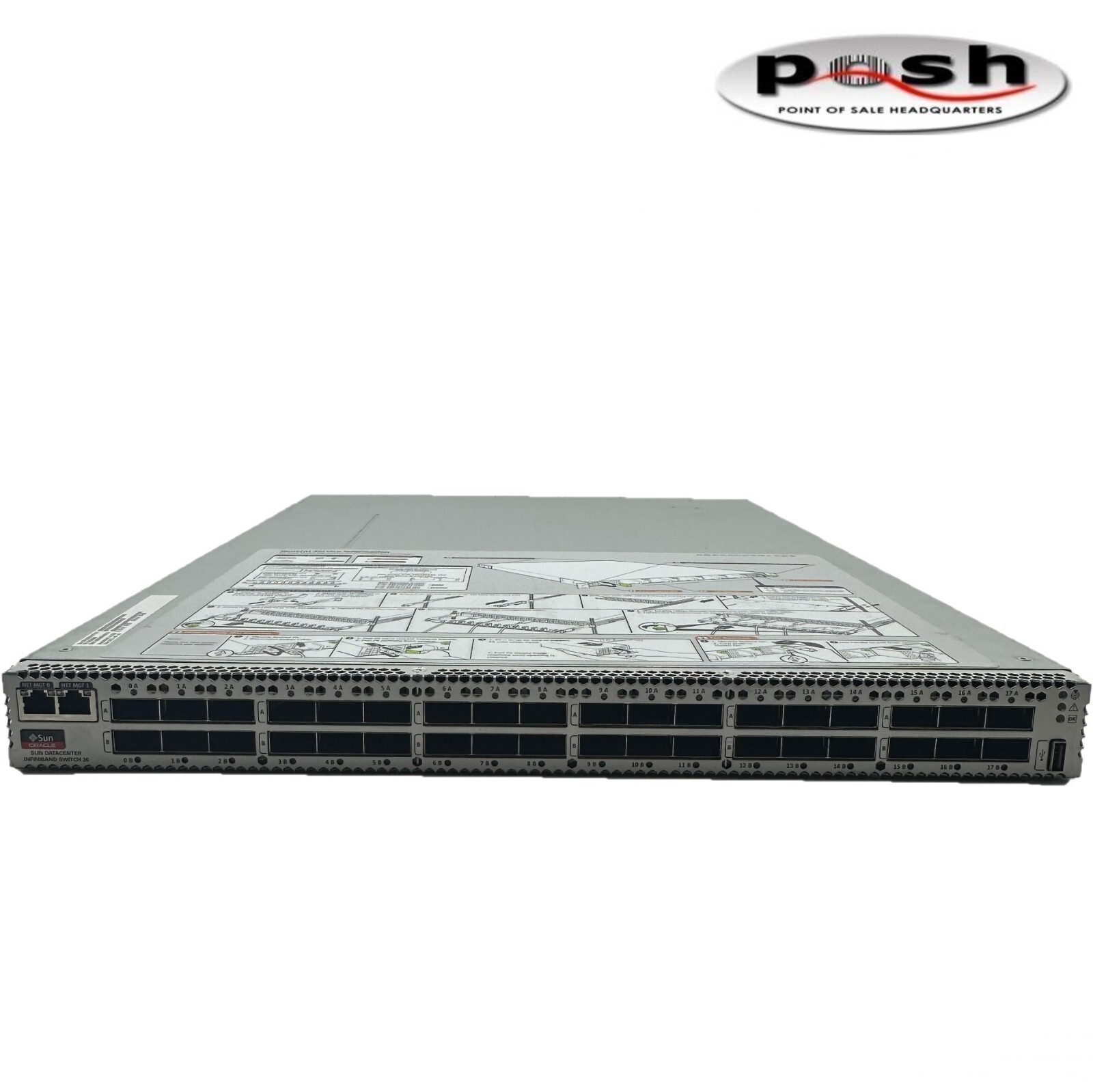 Sun Oracle 7305540 InfiniBand Datacenter Switch – 36-Port 40GbE QSFP+, Dual PSU