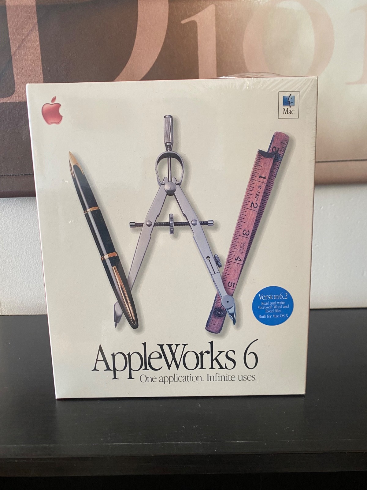 2001 Vintage AppleWorks 6 Version 6.2 Mac BRAND NEW SEALED - FAST SHIPPING 🚛💨