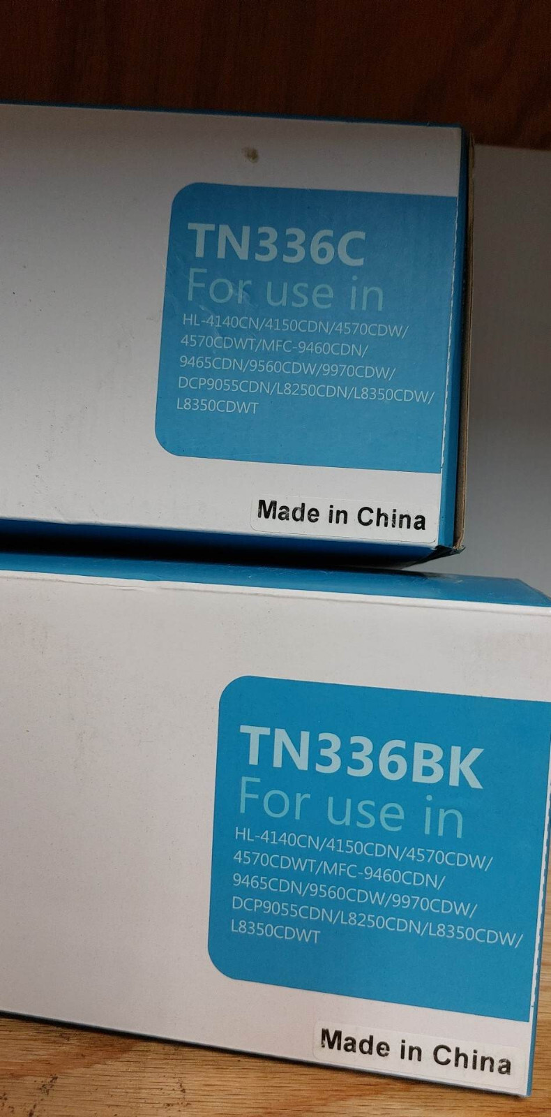 (Lot of 5) Compatible Toner Cartridge with Brother TN336BK TN336M TN336C TN336Y