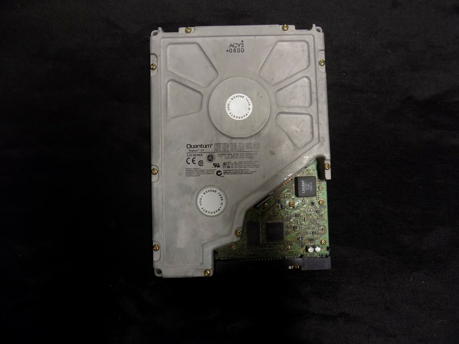 Used Quantum Bigfoot 5.25 Series CY43A013 4320AT 4.3 GB Hard Drive Disk 5.25"