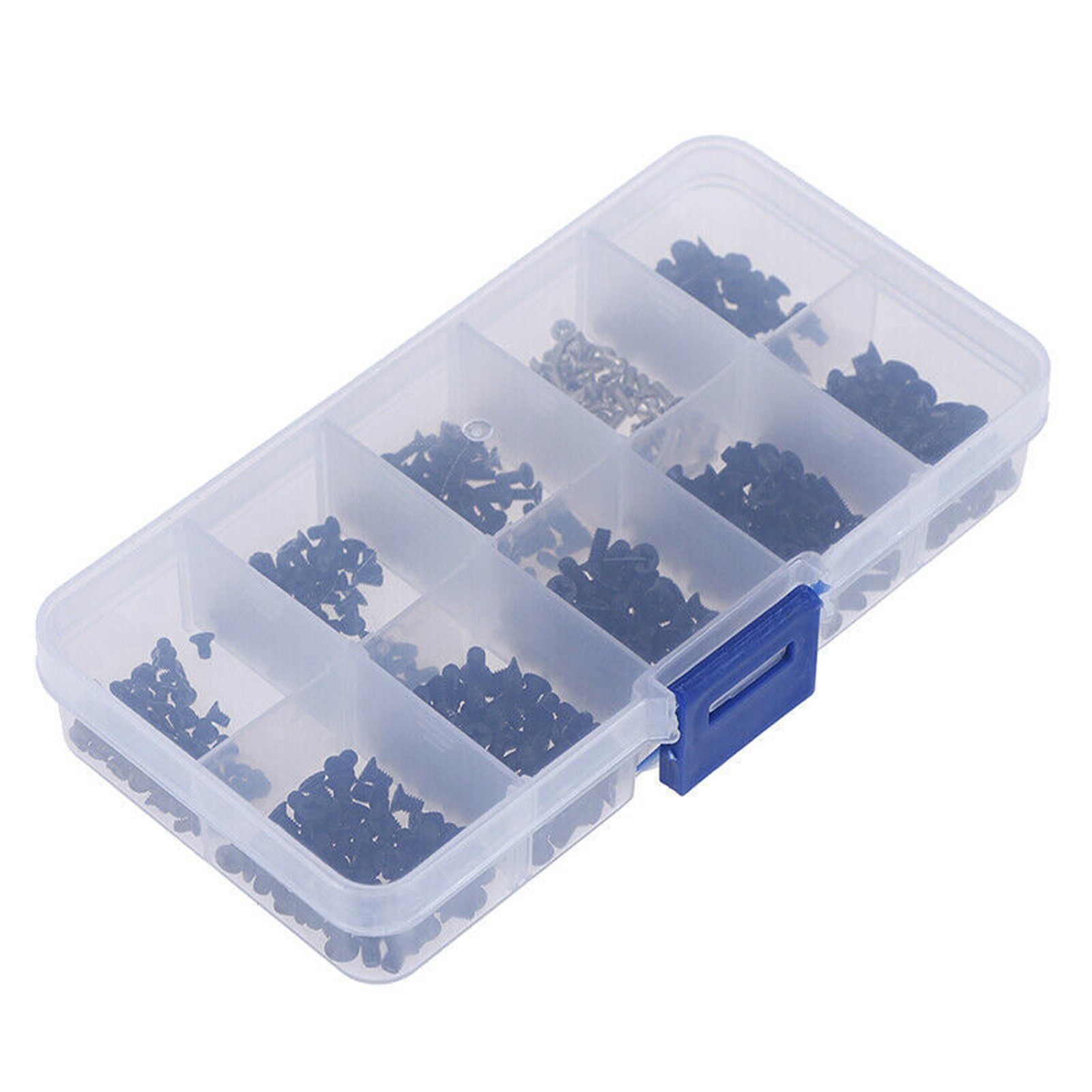 500Pcs M2 M2.5 M3 10 Sizes Laptop Computer Notebook Repair Steel Screws Kit